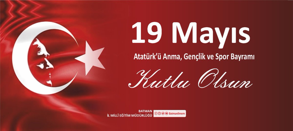 Cumhuriyetimizin kurucusu Gazi Mustafa Kemal Atatürk'ü ve vatanımızın bağımsızlığı ve geleceği uğruna hayatlarını feda eden tüm şehit ve gazilerimizi rahmet, minnet ve şükranla anıyoruz. @tcmeb @Yusuf__Tekin @batmanvaliligi @MahmutKurtaran1