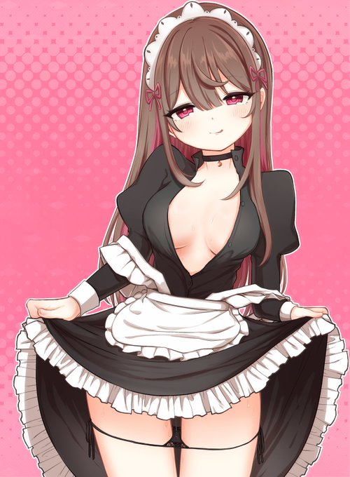 ぽすたー用にお胸隠し差分!これもかわいい 