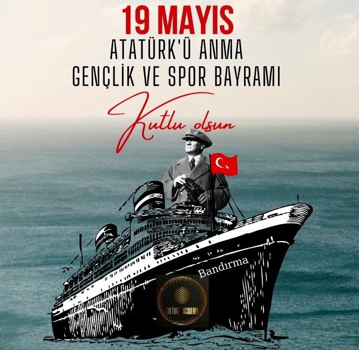 19 Mayıs Atatürk 'ü Anma Gençlik ve Spor Bayramı Kutlu Olsun ... #19Mayıs1919 #19MayısGururla #19MayısGençlikveSporBayramı #GülüşünüSeveyim