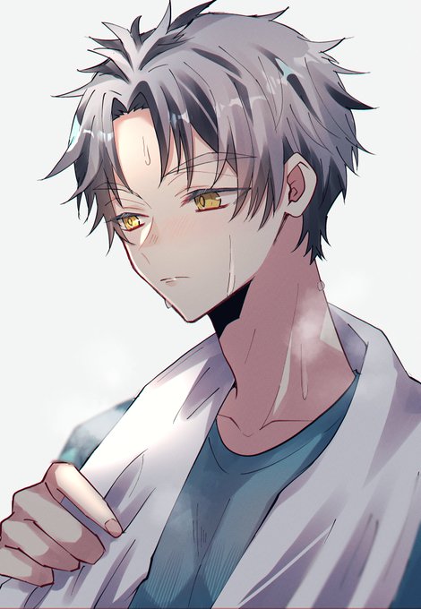 「grey hair male focus」 illustration images(Latest)