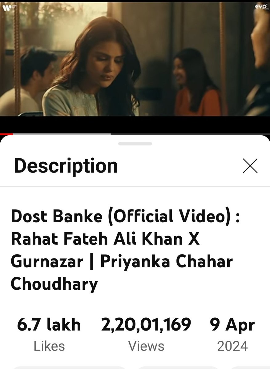 Congratulations 🎉🎉🎉🎉🎉🎉🎉🎉🎉🎉 22 million views for Dost Banke MV 
#PriyankaChaharChoudhary 
#PriyankaFANmily
#DostBanke