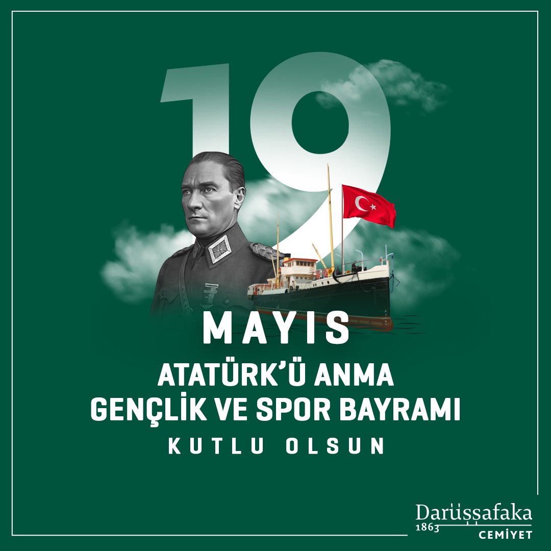 Gençlerimiz bize, yarınlarımız gençlere emanet 🖤💚 Ulu Önderimiz Mustafa Kemal #Atatürk'ün ilkeleri ve siz değerli bağışçılarımızın destekleriyle, ülkemizi aydınlık yarınlara taşıyan başarılı gençler yetiştirmekten gurur duyuyoruz. #19Mayıs Atatürk’ü Anma, Gençlik ve Spor