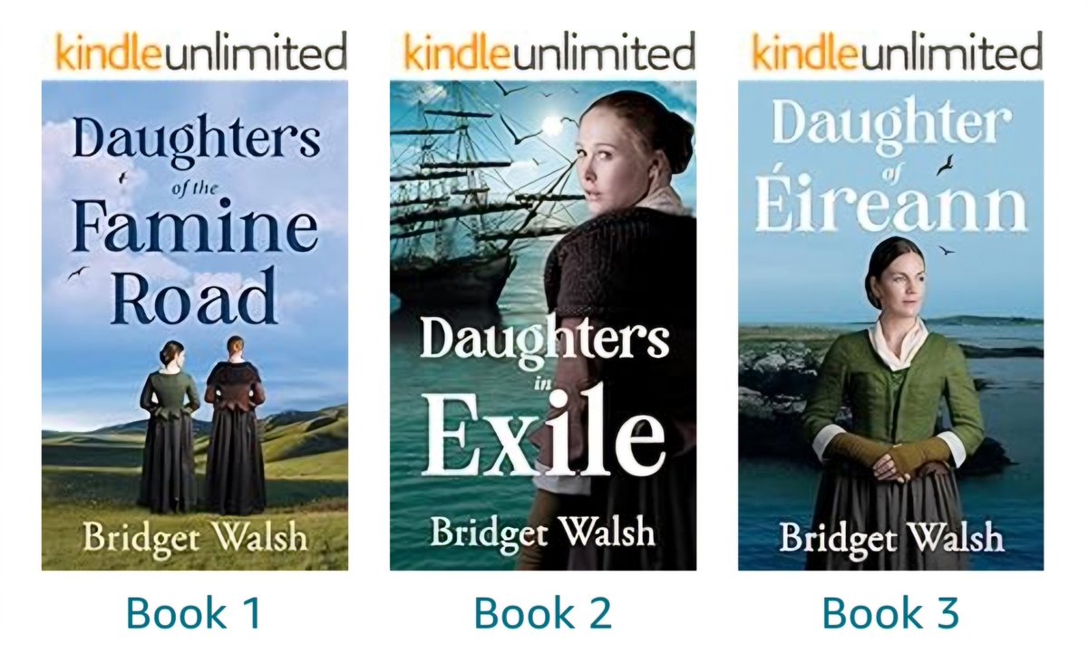 Bridget Walsh (@bridgetw1807) on Twitter photo #KU subscribers. Three books for your library. Follow the exploits of Annie Power in Ireland, then New York, and Jane Keating from Galway to Melbourne, Australia, in the #IrishFamine years. And post a review/rating. 🫶
#Writingcommunity 
#Irishhistfic
#indie #KU subscribers. Three books for your library. Follow the exploits of Annie Power in Ireland, then New York, and Jane Keating from Galway to Melbourne, Australia, in the #IrishFamine years. And post a review/rating. 🫶
#Writingcommunity 
#Irishhistfic
#indie