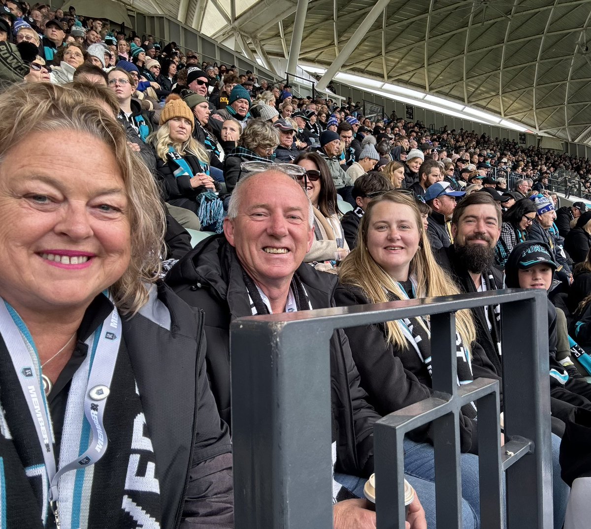 First wintery game of the season! 

🌽 🍐 

#WeArePortAdelaide