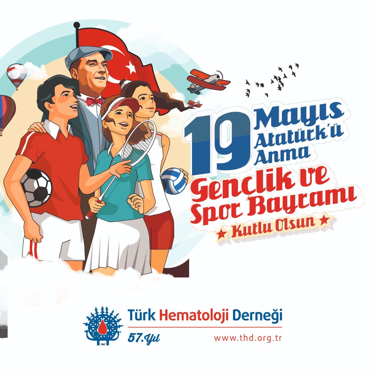 19 Mayıs Atatürk’ü Anma, Gençlik ve Spor Bayramı Kutlu Olsun 🇹🇷