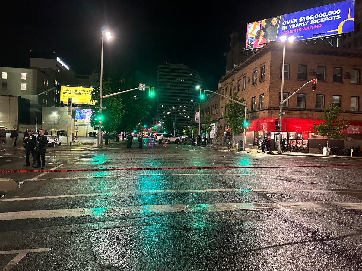 Nathan Hyun (@nathan_hyun) on Twitter photo #BREAKING Spokane Police say one person has been shot, and another injured inside a business at the intersection of Sprague and Washington.
Police say the shooting is NOT related to the parade <a href="/KREM2/">KREM 2 NEWS</a> #BREAKING Spokane Police say one person has been shot, and another injured inside a business at the intersection of Sprague and Washington.
Police say the shooting is NOT related to the parade <a href="/KREM2/">KREM 2 NEWS</a>