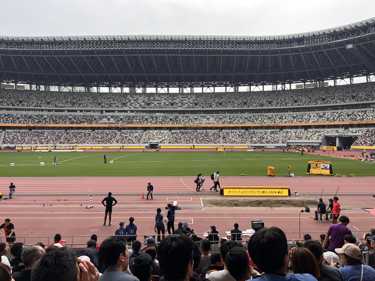 Pearl_wfp's tweet photo. 100m予選1組、安定の1位は柳田くん👏
#goldengrandprix https://t.co/ePmbYSPZU9