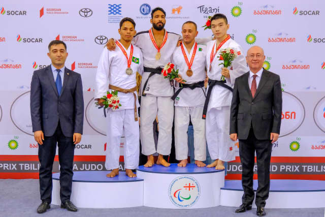 The first day of the @IBSAJudo Grand Prix Tbilisi competition turned out to be very interesting and eventful. I spoke at the opening of the tournament, met with representatives of the countries, and also had friendly meetings with Rati Ionatamishvili - President of the Georgian