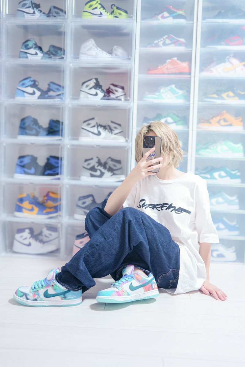 Futura × Nike SB Dunk Low 'White and Geode Teal

夏に履きたい🧚🏻‍♂️