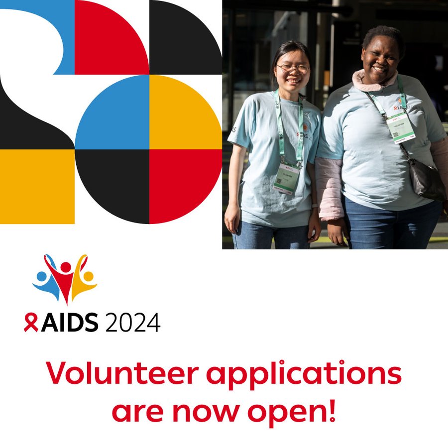 Are you interested in #HIV-related issues, want to gain international experience or enjoy lending a helping hand? We're looking for #AIDS2024 volunteers in #Munich! Apply now to contribute to the success of the world's largest conference on HIV & AIDS! aids2024.org/volunteer