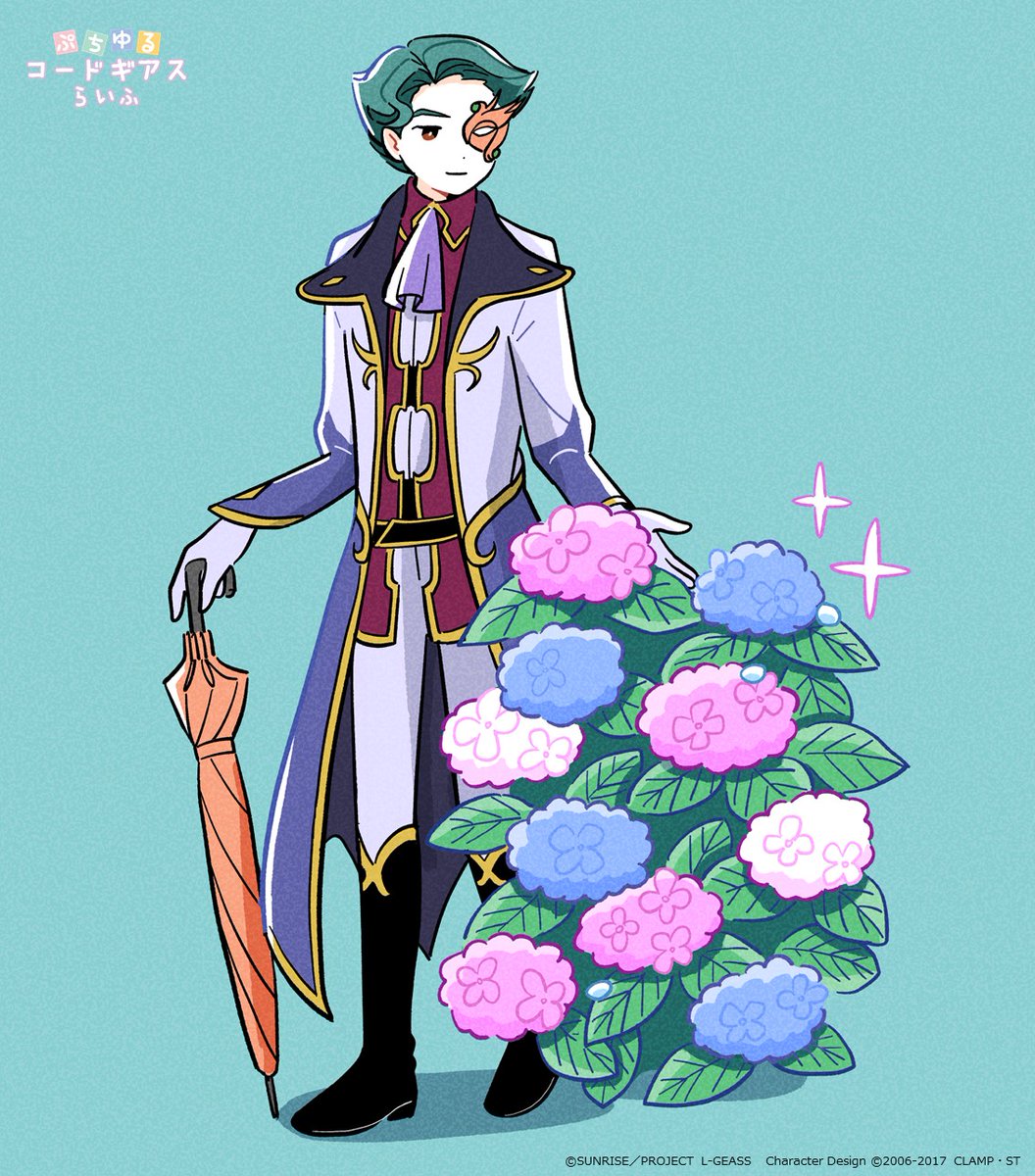 GEASSPROJECT's tweet image. ぷちゆるコードギアスらいふ#28
「すれ違いざま、重なる想いと季節」

geass.jp/news/archives/…
#geassp #コードギアス #あじさい