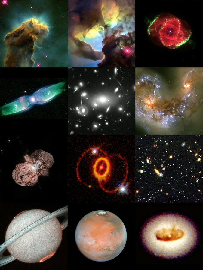 A small collection of Hubble images