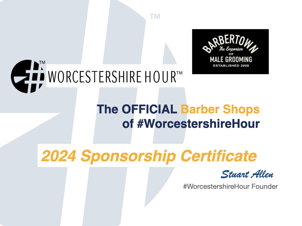 Barbertown Worcestershire @BarbertownWorcs are the Official Barber Shops of #WorcestershireHour barbertown.co.uk #Ad