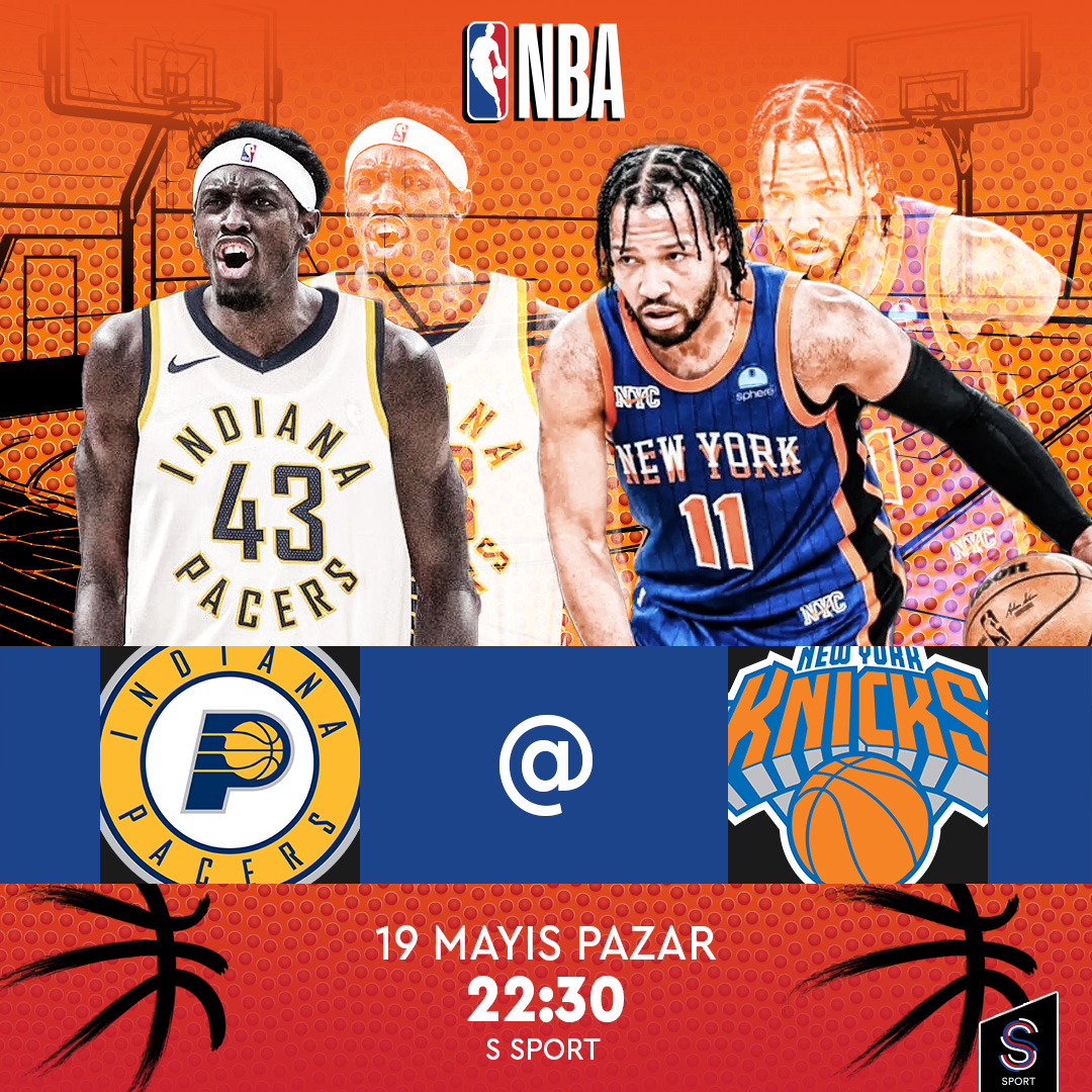 🔥 SERİDE 7. MAÇ! 🏀 NBA’de New York Knicks ile Indiana Pacers arasında oynanacak Doğu Konferansı yarı final 7. maçı sizlerle! 📺 S Sport ve S Sport Plus 🗓️ 19 Mayıs Pazar ⌚ 22:30 ❓Sizce hangi takım Doğu Konferans Finali’ne yükselecek? 👀