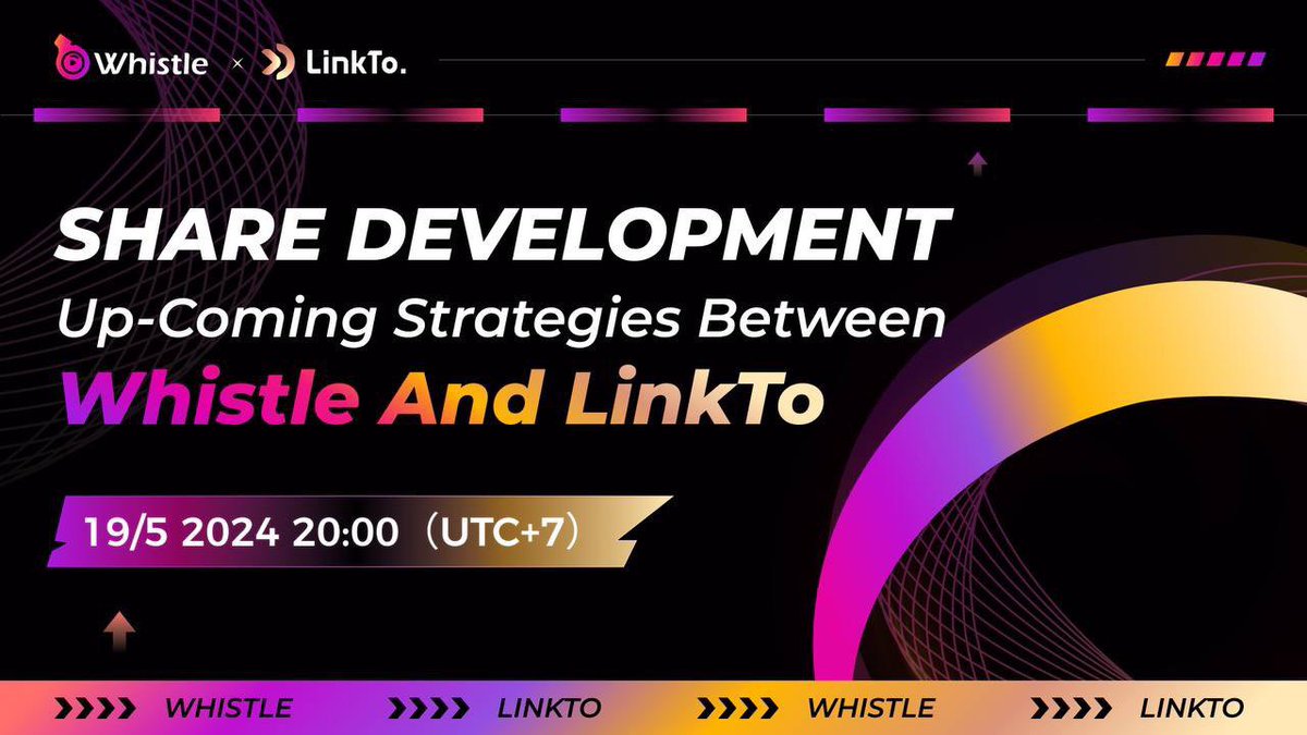 WhistleVN_web3's tweet image. 📢 Exciting Announcement! 📢
A special Zoom meeting between LinkTo and Whistle will be held at 8:00PM tonight! we’ll be sharing valuable knowledge and developing strategies together to help expand our community in the future. 🚀✨ 

#LinkTo #Whistle #ZoomMeeting #CommunityGrowth