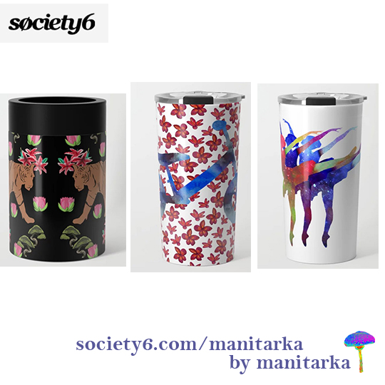 #travelmugs #dance #tigers #Society6 #Manitarka 30% off this item today! society6.com/manitarka/trav…