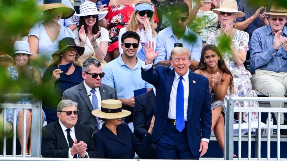 Nothing trumps seeing your kid graduate from high school! Great pic of President Trump at Barron’s graduation ceremony! He is so proud of his son! Congratulations Barron Trump!