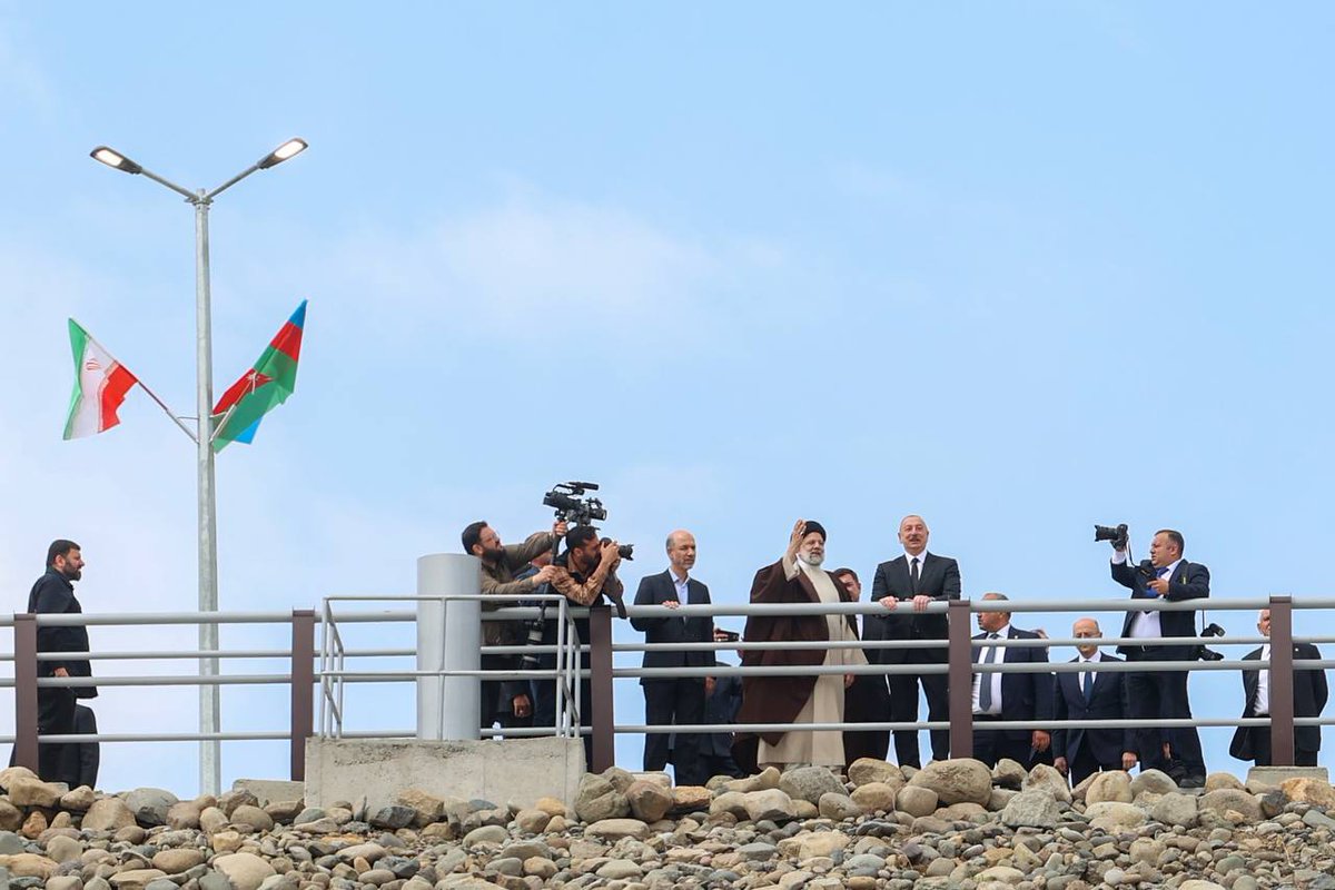 During a ceremony, Iranian President Ebrahim Raeisi and Azerbaijani President Ilham Aliyev inaugurated the Qiz Qalasi Dam on Sunday, marking a significant collaborative effort between the two countries.