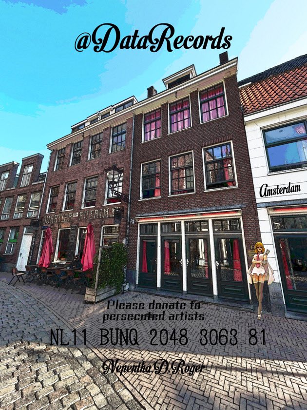 DataRecords's tweet image. #Datarecords #nepentha #ネペンサ　#art #迫害　#amsterdam #humanrights 
NL11 BUNQ 2048 3063 81

Stalkers are robbing. Please help me, my company is gone.