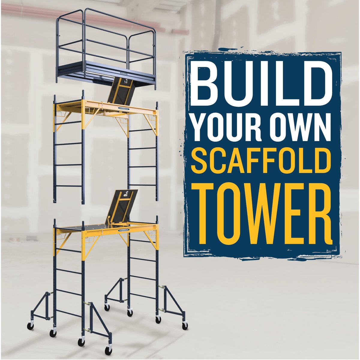 Build your own scaffold tower with Werner!
.
.
.
#scaffold #ladder #workingatheight