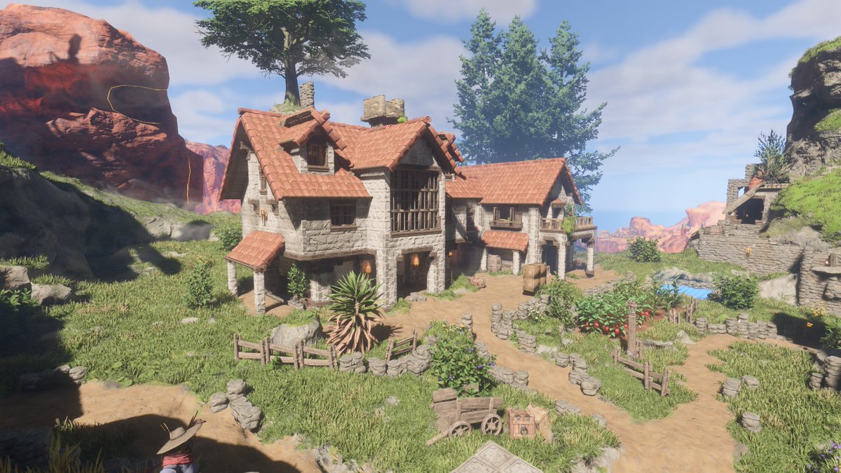 uandh89's tweet photo. マイクラの他ゲーム建築リメイク企画、撮り直しで途中で飽きてファンタジー改築して��まった。この村どうなるんだろう

https://t.co/Y3A5NcPZgx https://t.co/YBb4JZB7GK