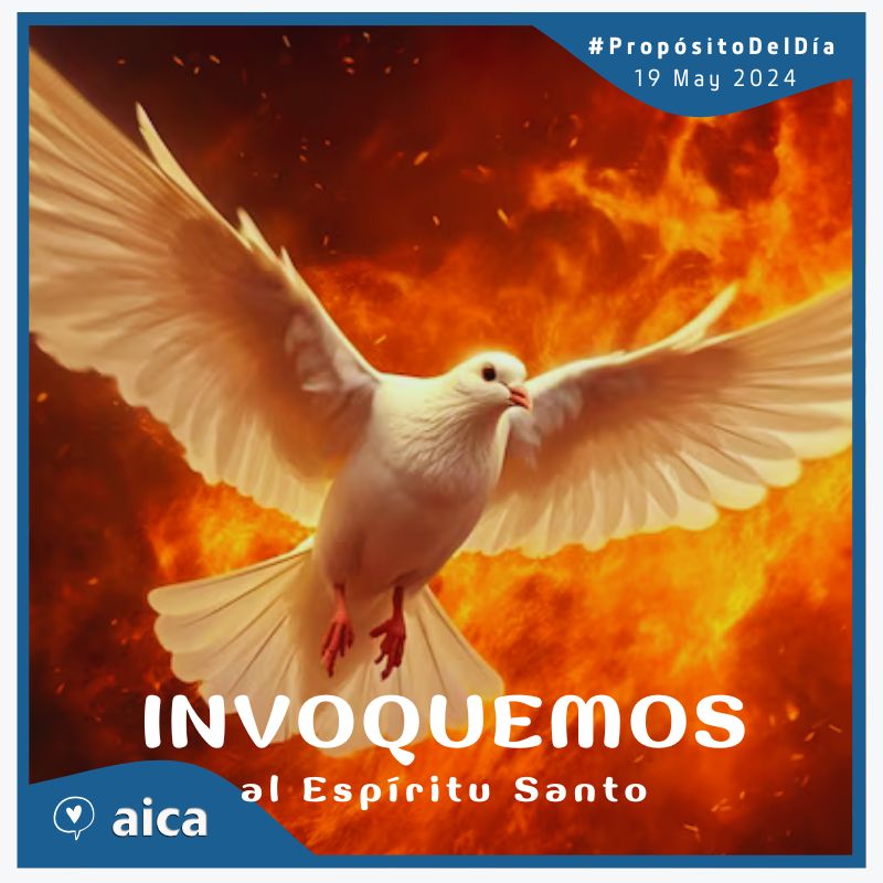 #PropósitoDelDía #BuenDomingo Invoquemos al Espírtu Santo » aica.org/proposito.php?…