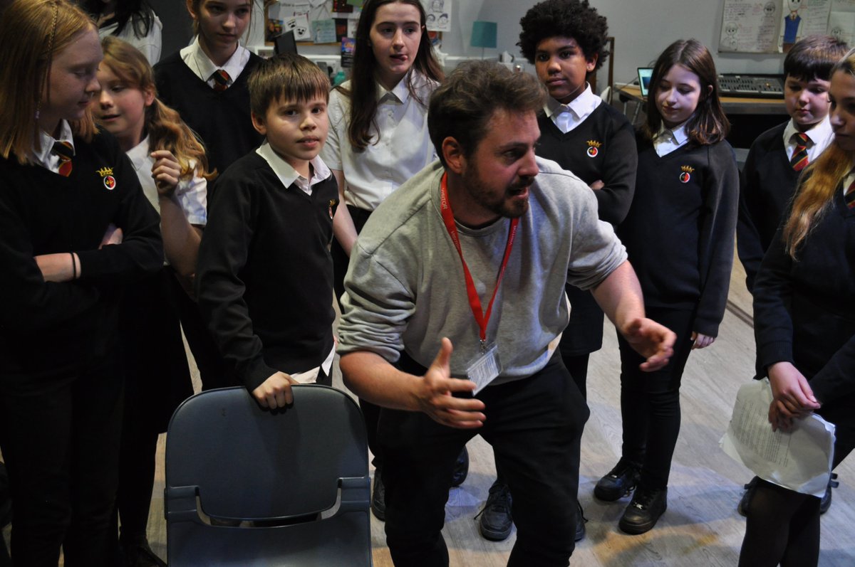Thank you to @BoostDCHS, <a href="/a_alnwick/">What a Wonderful World Alnwick</a> and <a href="/DCHS_ART/">DCHS Art Department</a> for supporting our latest endeavour. We've had dramatist David Cartwright working with students to produce an original play for the forthcoming WAWW festival <a href="/AlnPlayhouse/">Alnwick Playhouse</a> on 27th-28th June - a great creative experience! 🌎🌱🎭🐉