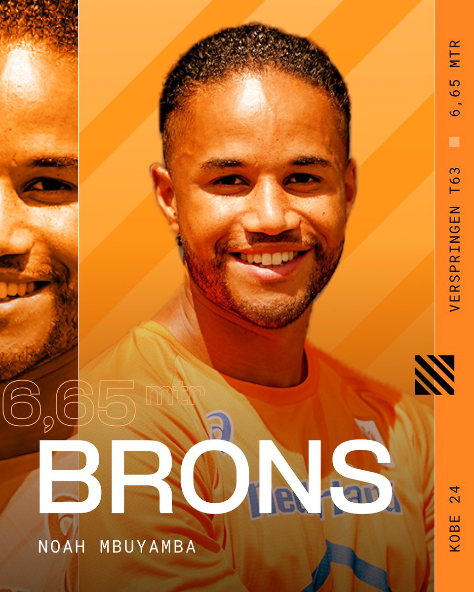 ZILVER & BRONS 🧡

Joël de Jong & Noah Mbuyamba pakken het zilver en brons op het verspringen T63. 🤩

Wát een wedstrijd. 🤯

#wkparaatletiek