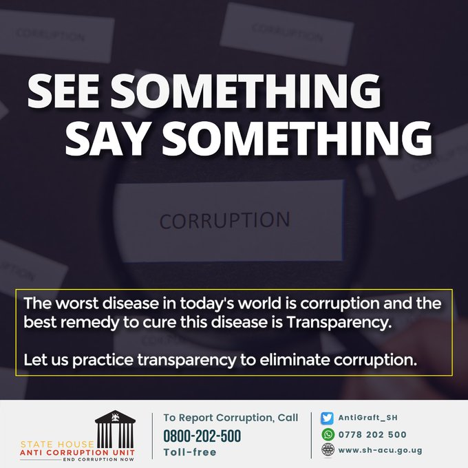 Caught in a corruption scandal? Expect rigorous media scrutiny and public outrage. The court of public opinion is unforgiving. Report the corrupt to @AntiGraft_SH #ExposeTheCorrupt