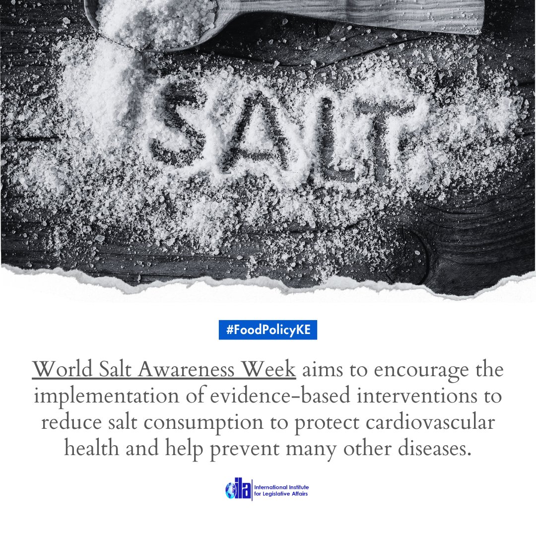 A front of pack warning label (FOPWL) is a recognized strategy in the fight against #NCDs as it encourages healthier options. Evidence shows that a #FOPWL that can be understood easily & indicates high levels of salt is preferred by consumers. #FoodPolicyKE #SaltAwarenessWeek