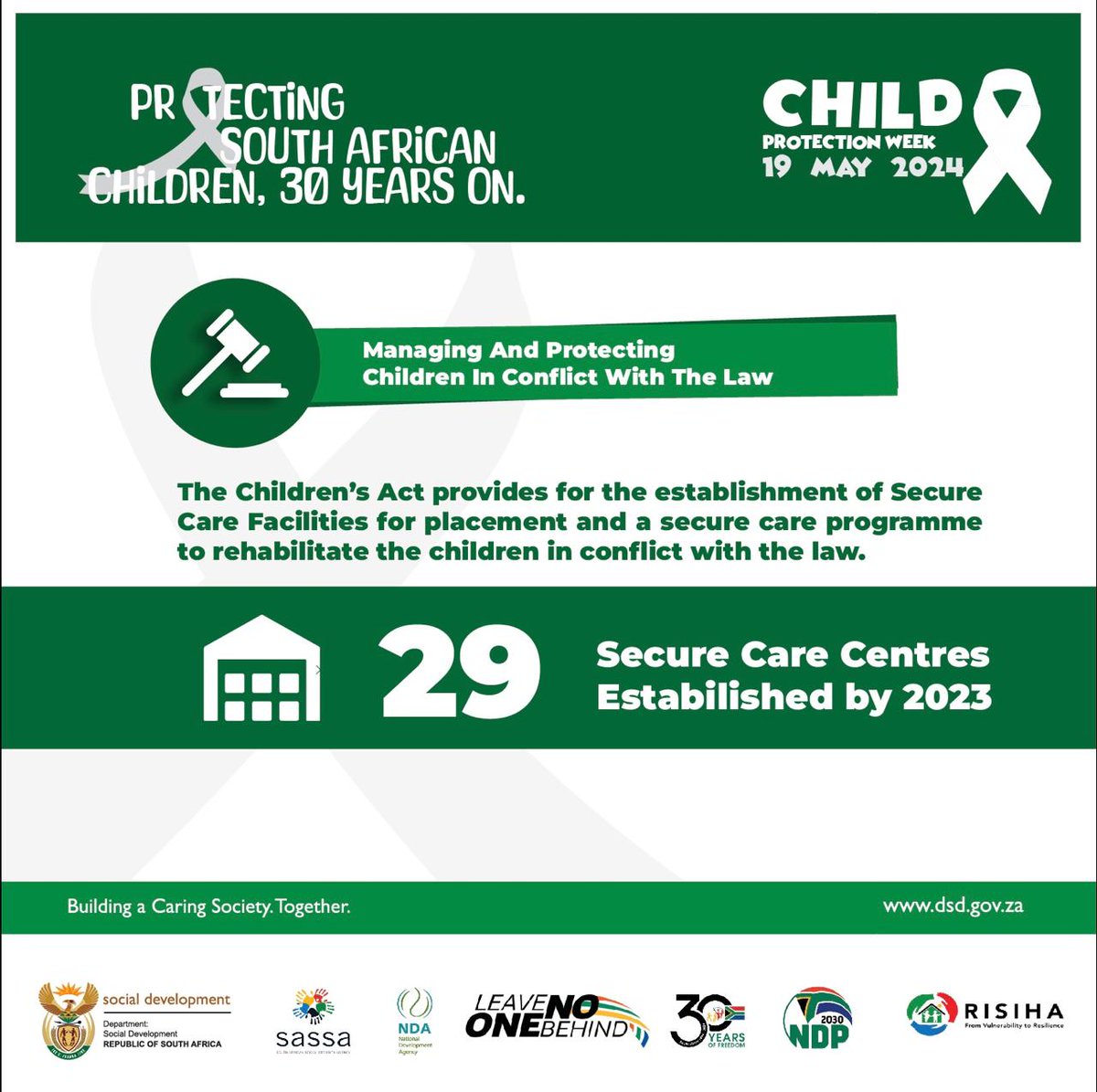 Let's make sure we stay up to date with the Childrens Act and make sure we pave the way for the children, they are our future! #ChildProtectionWeek2024 #30YearsOfDemocracy