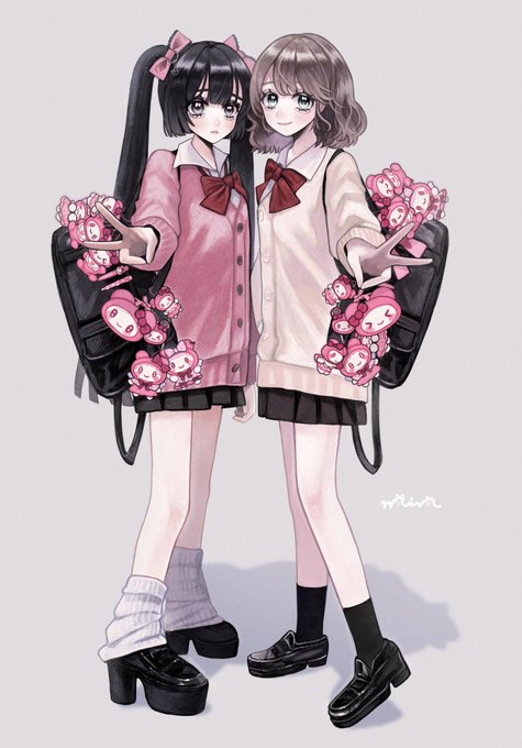 「school bag」 illustration images(Latest｜RT&Fav:50)