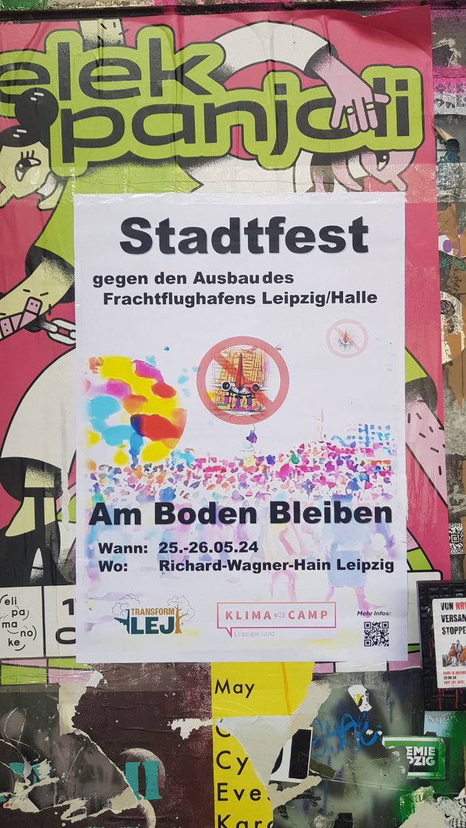 Transform LEJ (@transformlej) on Twitter photo Die Plakate für das Fest sind bereits in der Stadt zu sehen! 📢🥳
Wenn ihr uns beim Aufbau, Abbau oder während des Festes noch unterstützen wollt, schreibt uns gerne eine Mail an info-transformlej@riseup.net Die Plakate für das Fest sind bereits in der Stadt zu sehen! 📢🥳
Wenn ihr uns beim Aufbau, Abbau oder während des Festes noch unterstützen wollt, schreibt uns gerne eine Mail an info-transformlej@riseup.net