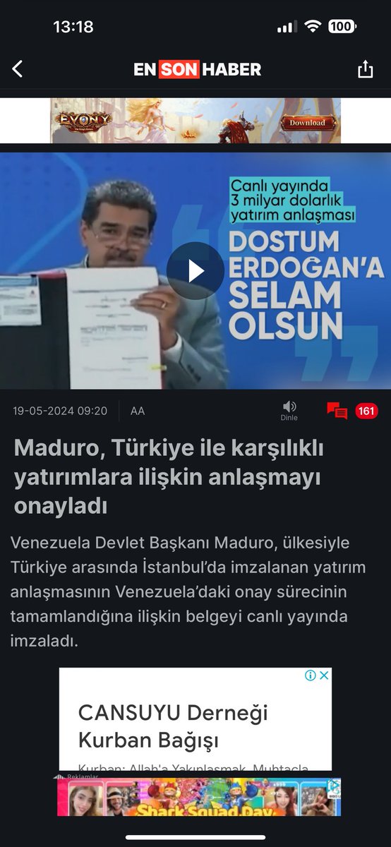 #odas ve #cante yatırımcısına hayırlısı olsun
Enerji sektöründe odaş dışında venezuela ile anlaşmaya yapan herhangi bir şirket yok
Bu haber çok pozitif etkisi oluşturması gerekirken, yarın son günü olan halen 2023 son çeyrek bilançosu gelmedi
Bilanço negatif gelirse, haber