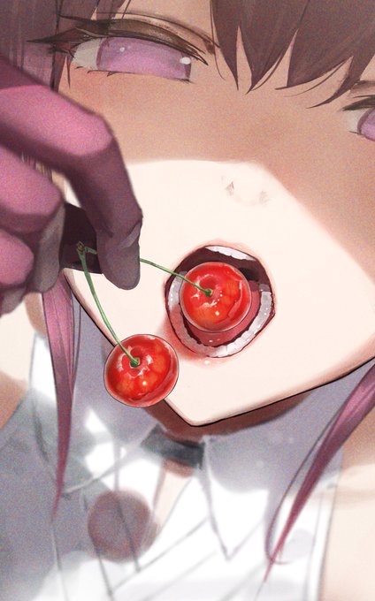 「cherry holding food」 illustration images(Latest)