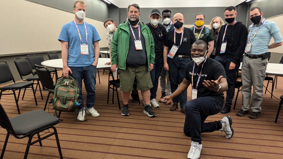 SadeeqAkintola's tweet image. Thrilled to have hosted the &quot;Using Python with Apache Beam and Airflow&quot; Open Spaces meetup @pycon #PyConUS. It was a productive &amp;amp; enlightening think-tank discussion.

Grateful to have @jarekpotiuk(PMC member @ApacheAirflow) join us, sharing insights on Airflow features.#PyConUS24