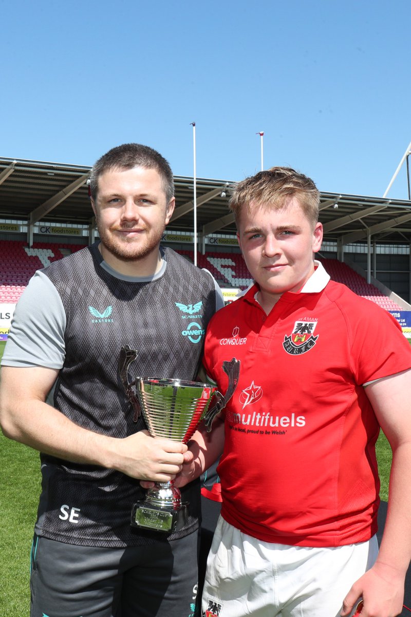 🏆 We have our first winners of the 2023-24 Scarlets Cup!!

Congratulations to Amman Utd, who saw off the challenge of Tenby Utd 56-12

Llongyfarchiadau <a href="/AmmanUtdJuniors/">Amman UTD Juniors</a> 👏 👏 👏 

#ScarletsCup