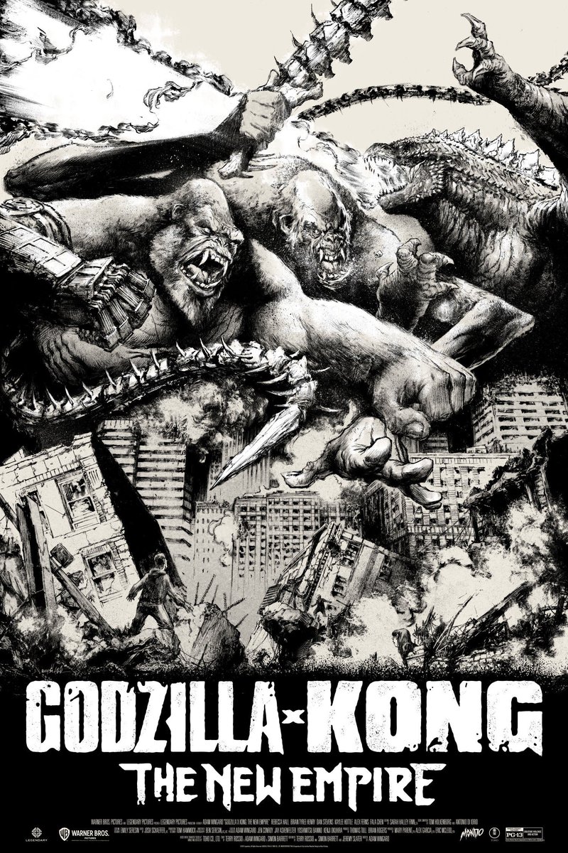 Godzilla x Kong The New Empire Poster from Mondoshop.com