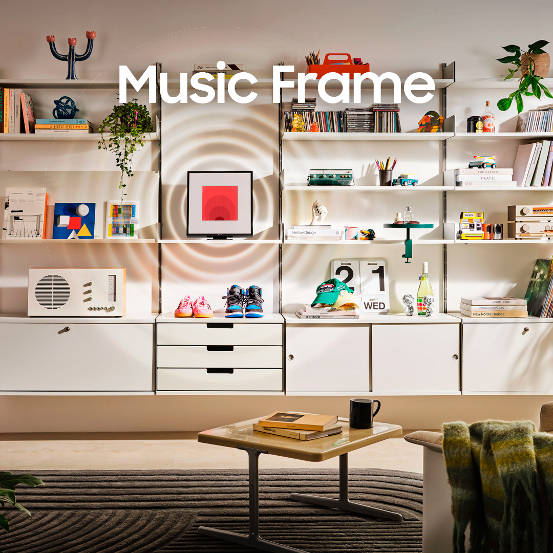 مكبر الصوت اللي ما له مثيل! مصمّم خصيصاً ليناسب ديكور بيتك، Music Frame الجديد وصل مع إطار قابل للتخصيص ومزايا كثيرة، ماعليك الا انك تستمتع بأغانيك المفضلة.

* يدعم الاتصال اللاسلكي عبر WiFi و Bluetooth
#MusicFrame #Soundbar #DolbyAtmos #Qsymphony #MusicBeautifullyFramed #Samsung