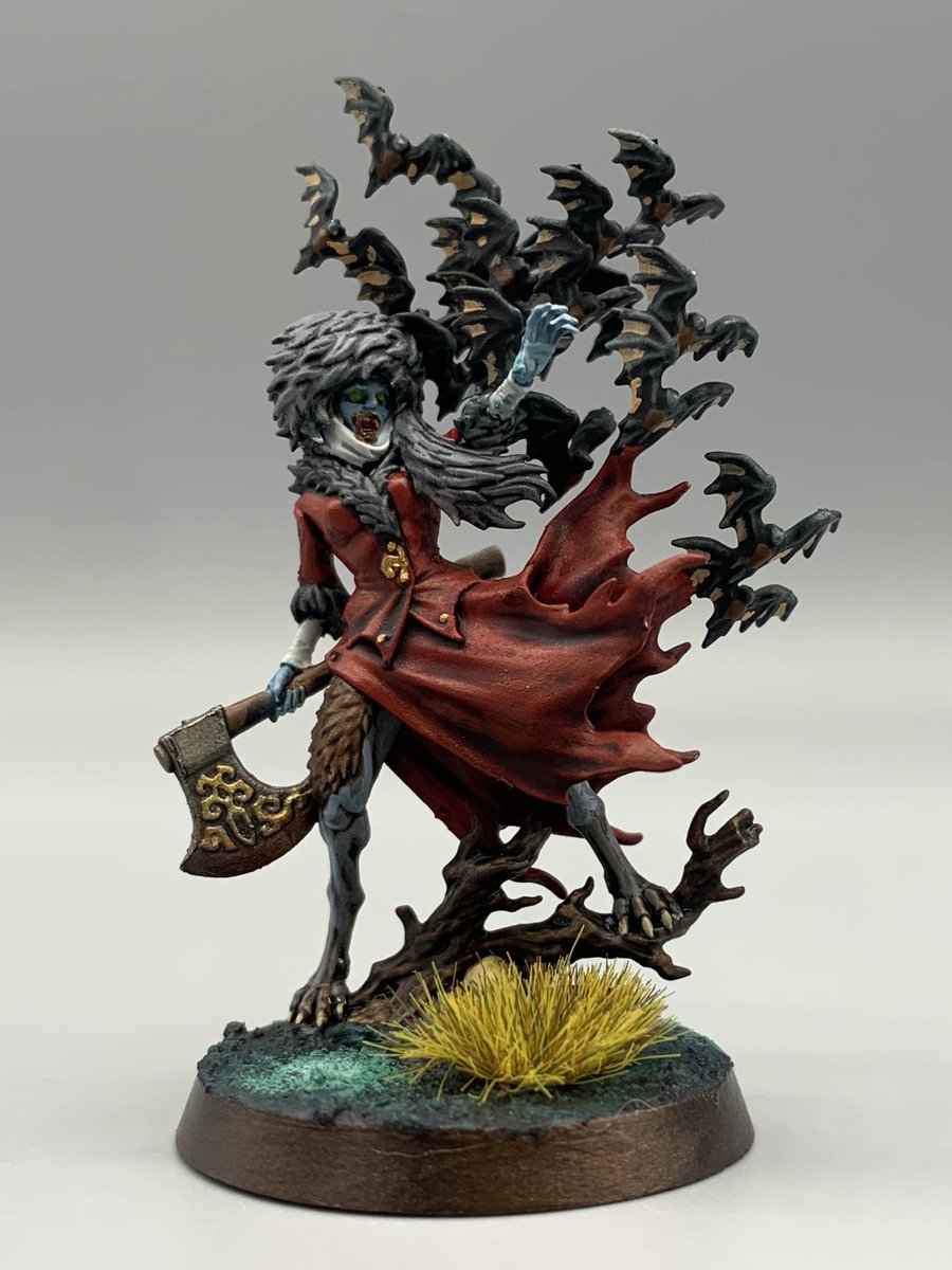 The strength of the wolf is the pack 🐺🩸 
#WarhammerCommunity #PaintingWarhammer #paintingminiatures #ageofsigmar #warhammer