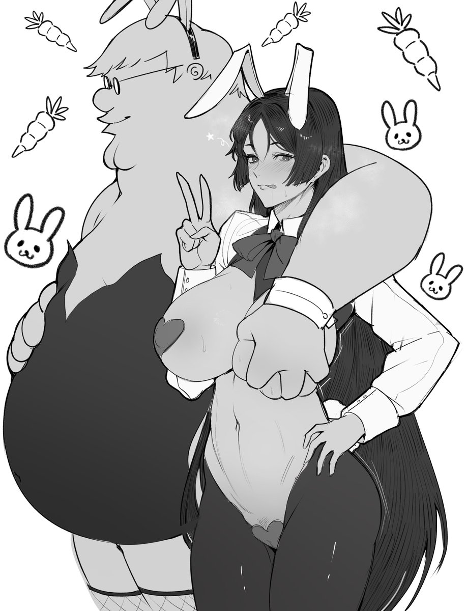 minamoto raikou and peter griffin bunnysuits 😳

commission for anon! 