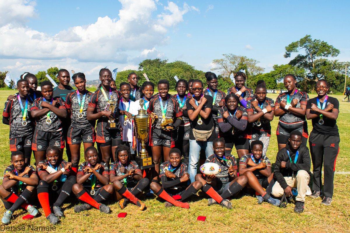 Ladies and gentlemen…. THE CHAMPIONS!!!!!!!! Of the NileSpecial Women’s Rugby Premier League 2024 … A group of hardworking young ladies … we keep striving for more 🙌🏾🙌🏾🏴‍☠️ Proudly associated ❤️ @BlackPearlsRFC STRONG !!!!!!