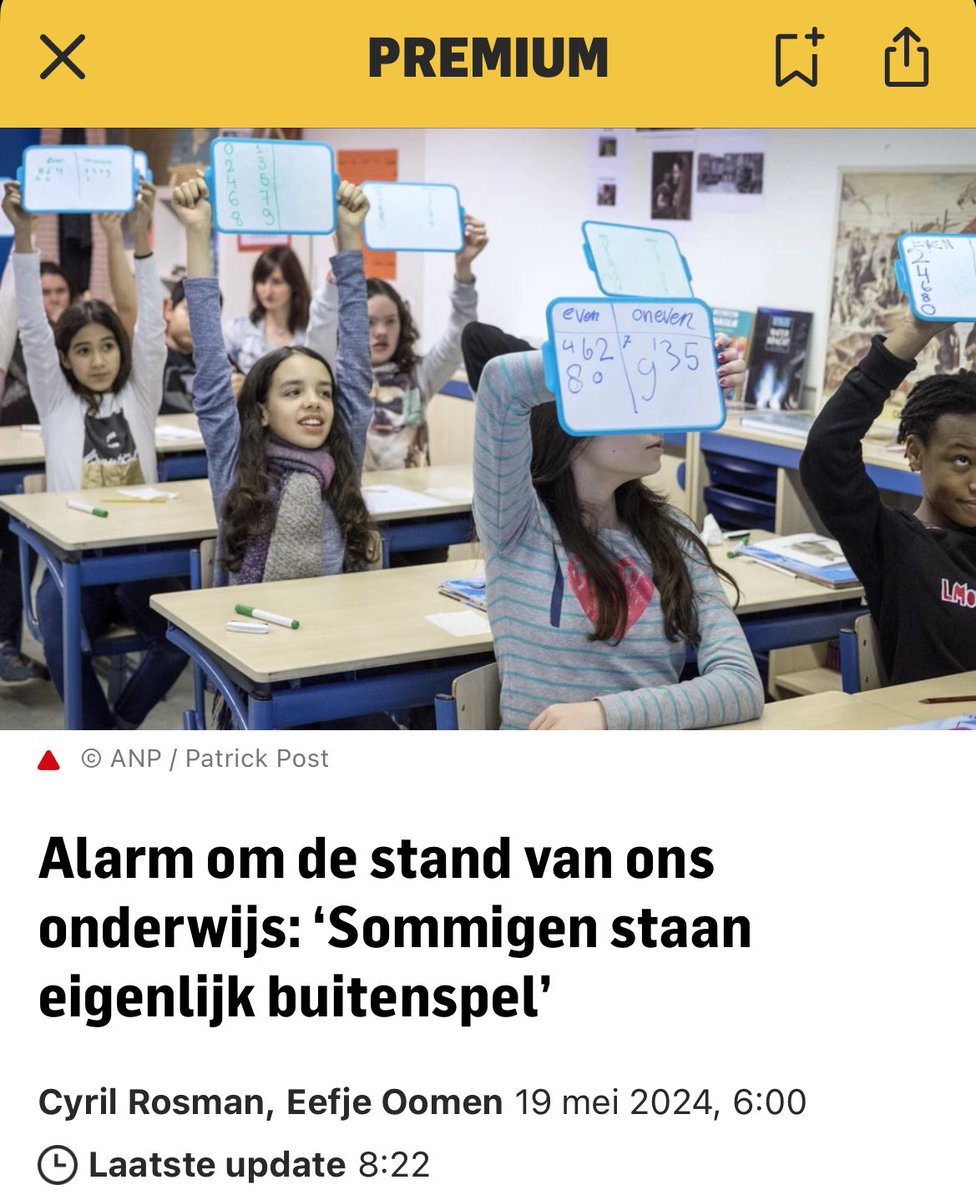 Ondertussen bij Bruintechts 1: Laten we op onderwijs gaan bezuinigen. 🙈