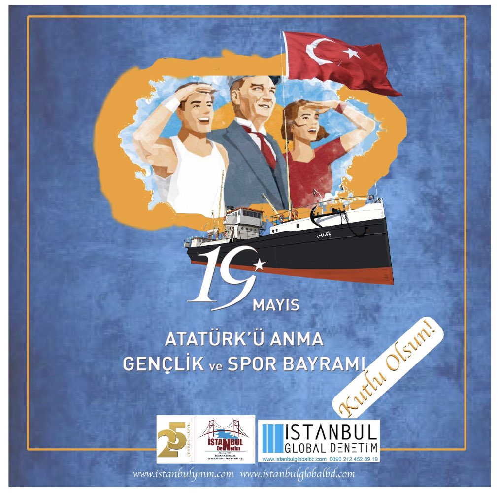 istanbulymm's tweet photo. #19MayısAtatürküAnmaveGençlikSporBayramı  kutlu olsun! https://t.co/LSWAQYHDeE