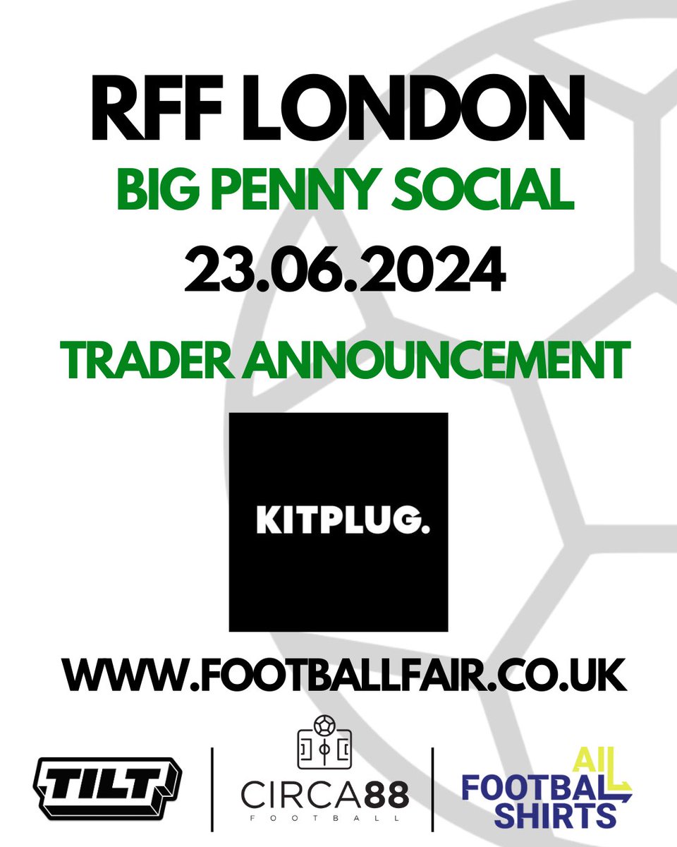Retro Football Fair - LDN 7th June tweet media