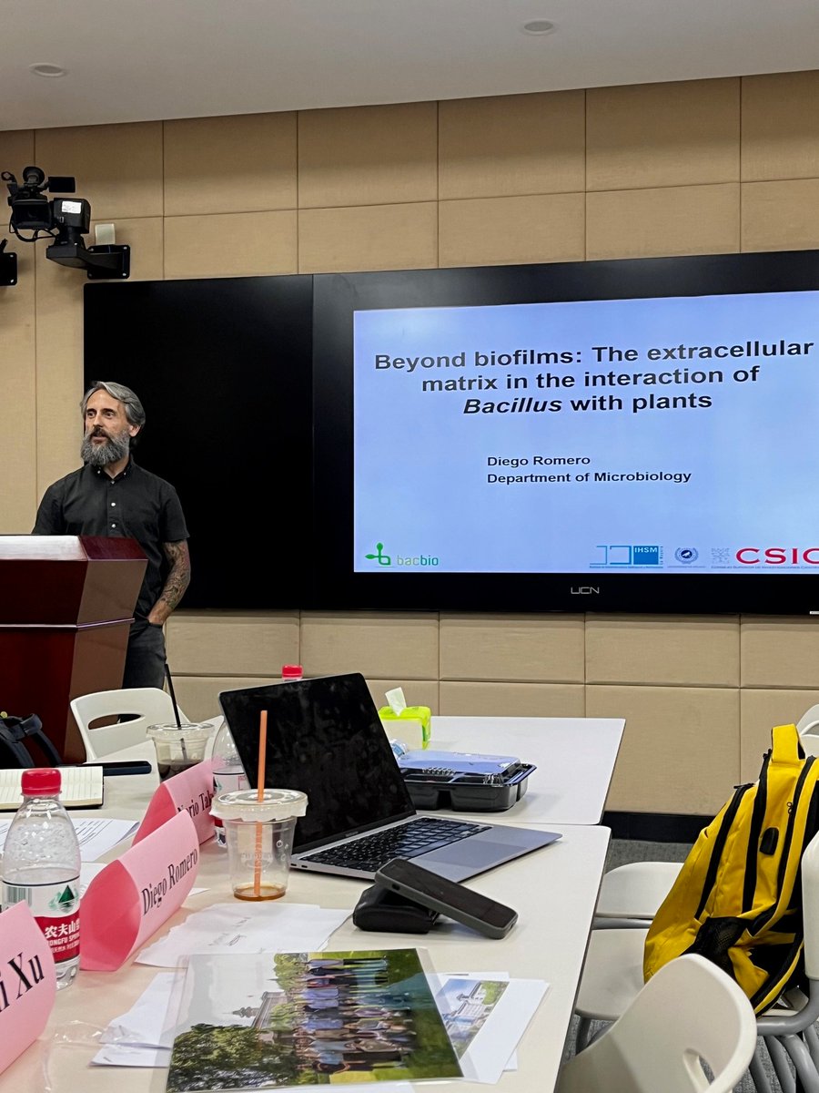 Diego Romero @diegoromerohi will go beyond biofilms: The extracellular matrix in the interaction of Bacillus with plants
#NanjingPlantMicro