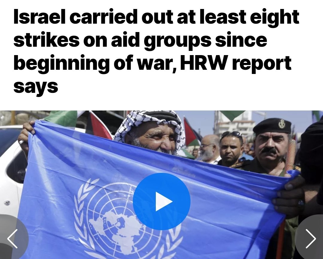 Israel has carried out at least eight strikes on humanitarian convoys and their facilities in Gaza since the beginning of the war in Gaza, according to Human Rights Watch. euronews.com/2024/05/14/at-…