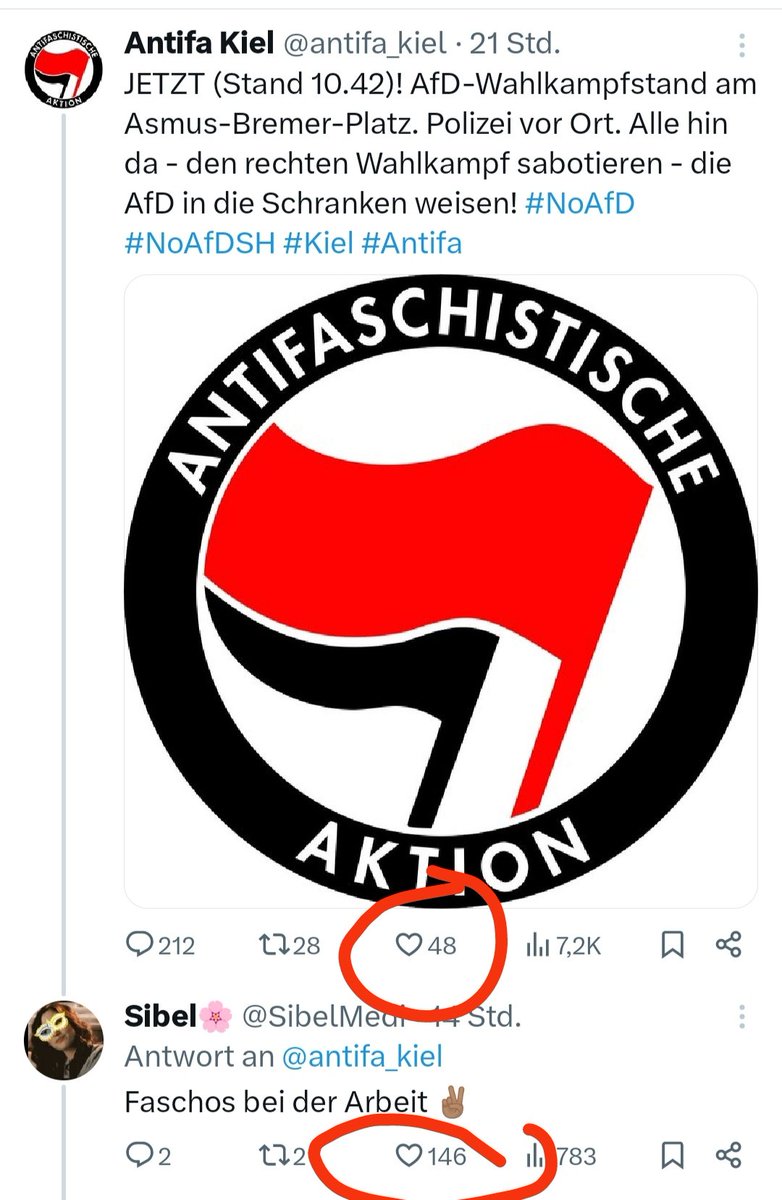 Wusste gar nicht dass so viel Menschen wissen, dass die #Antifa die wahren Faschos sind. 

Von #SPD/#Grüne/Die #Linke finanzierte Schlägertruppe.