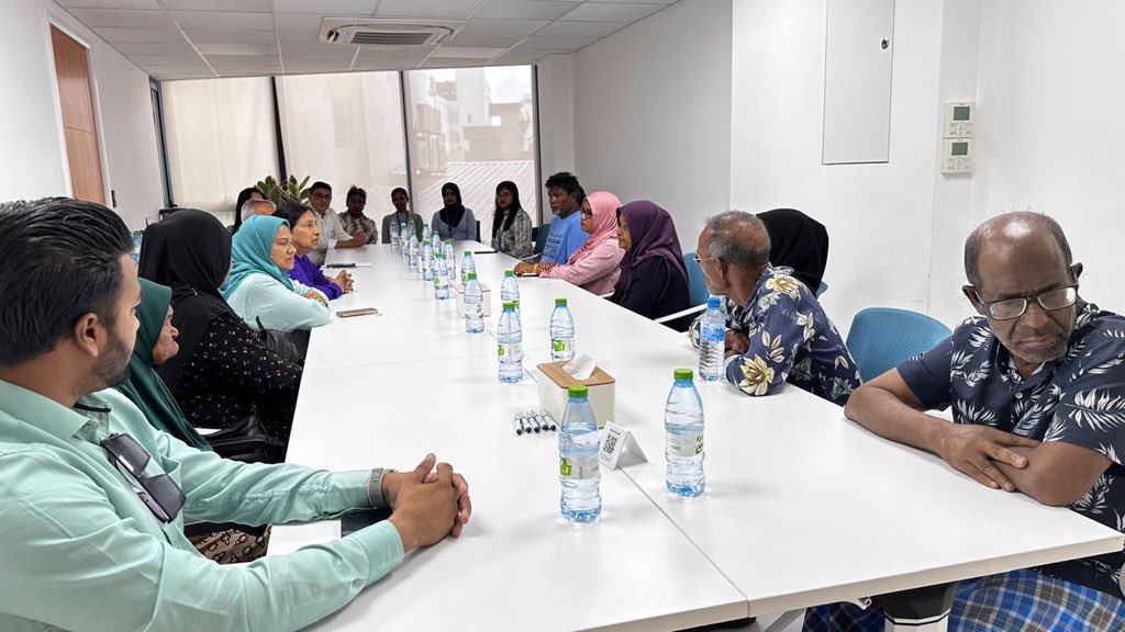 AgedCareMv's tweet photo. Celebrating 20 YEARS of service. Aged Care Maldives Outreach Program 2024- EYE CAMP. 
Sponsored by Atmosphere Foundation in collaboration with Eye Care and AKHF Patients from HaaAlif Atoll undergoing cataract surgery on 20th May 2024.@YouthGovMv @MFSDmv @MSFDmv @EyecareMaldives https://t.co/tEnVFKqhdx