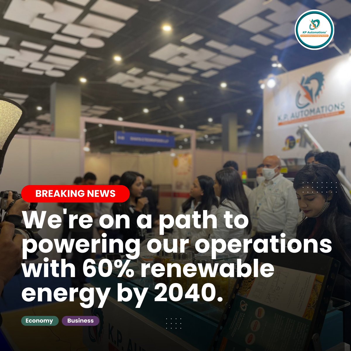 KpAutomations55's tweet photo. Driving Climate Solutions KP Automations Sustainability Mission | We’re on a path to powering our operations with 60% renewable energy by 2040.
.
.
.
.
#kpautomations #kpforu #kpautomationscsr #kptrust #kpautomationstrust #kpautomationssustainability #Sustainability https://t.co/hAS4bliX8S